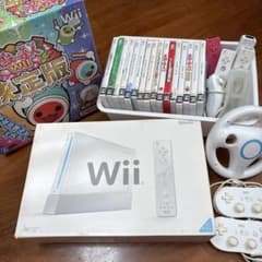 Nintendo Wii 本体 + 17本のゲームソフト + 付属品 - メルカリ