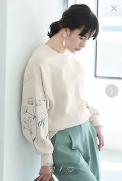 marjour ボタニカル刺繍スウェットのサムネイル