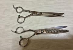 【左利き用】美容師様プロ用 コバルト シザー&セニング セットのサムネイル