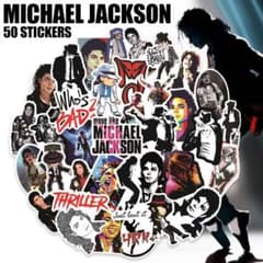 マイケル・ジャクソン ステッカー 50枚セット PVC 防水 シール MJ