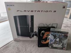 SONY PlayStation 3 80GB 本体 ソフト2本付 - メルカリ