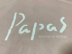 Papas  パパス　くすみピンク　90S  パーカー　ヴィンテージ　サイズＭのサムネイル