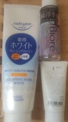 softymo クレンジング、Bioreオイルメイク落とし、エッフェオーガニックのサムネイル