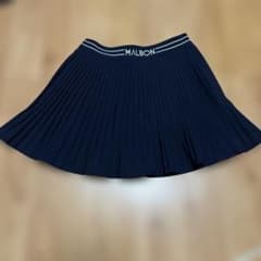 MALBON ネイビー プリーツスカート S MALBON ネイビー プリーツスカート S - メルカリ