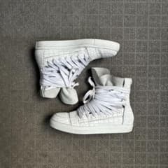 希少KRIS VAN ASSCHE ハイカット　スニーカー　ホワイト　41のサムネイル