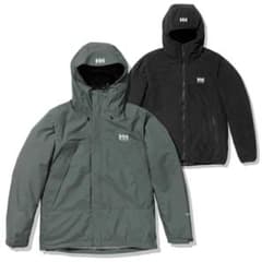 【HELLY HANSEN】スカンザ3WAY JACKET/カーキ Lサイズのサムネイル