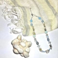 SkyBlue Butterfly necklace【ハンドメイド】のサムネイル