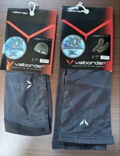 valborder 10度遮熱冷感ナイロンヘッドキャップ＆アームカバー2点セット
