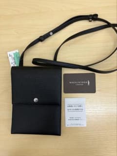 定価¥23,100 MACKINTOSH ブラック スマホショルダーバッグ - メルカリ