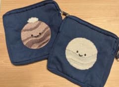 にっこリーノ　宇宙のもこもこポーチ　水星　火星のサムネイル