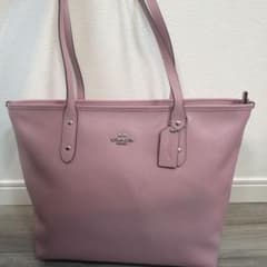 Coach キャンバストート　ピンク COACH コーチ トートバッグ A4収納可能 ピンク F58846 - メルカリ
