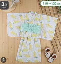 ◎値下げ◎子ども　浴衣　100〜110㎝のサムネイル