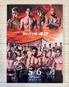 RIZIN42 RIZIN LANDMARK パンフレットのサムネイル