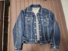 TRUE RELIGION デニムジャケット Lサイズ　io keiju TRUE RELIGION デニムジャケット Lサイズ io keiju - メルカリ