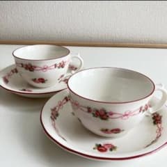 LAWLEYS TEA ロウレイズティー カップ＆ソーサー ローズ 花柄 - メルカリ
