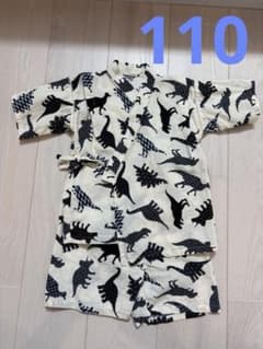 甚平　恐竜柄　サイズ110のサムネイル
