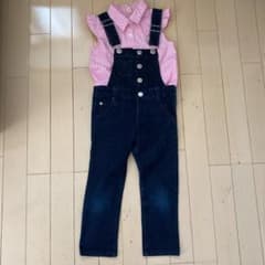 【早い者勝ち❣️】オーバーオール サロペット デニム110㌢セットのサムネイル