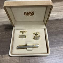 DAKS ENGLAND タイピン・カフス 3点セット 箱付きのサムネイル