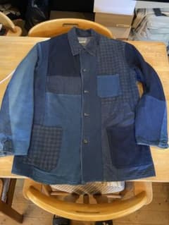 希少 BLUE BLUE JAPAN パッチワーク デニム カバーオール 3 L - メルカリ