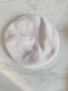 ベレー帽　帽子　グレー　毛　ふわふわ　灰色のサムネイル
