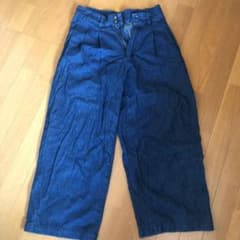 ワイドデニムパンツ　Lサイズ　Right-onのサムネイル