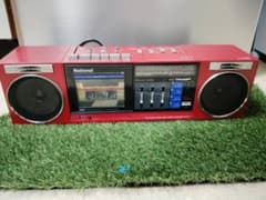 美品 National RX-F10 ラジカセ レッド 赤 通電・ラジオOK 赤 昭和レトロNational RX-F10 赤ラジカセ ラジオ カセットビンテージ
