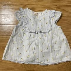 petit main アイス柄 フリル　チュニック 90のサムネイル