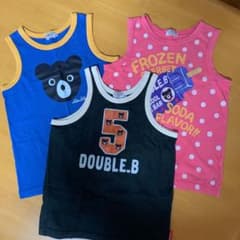 ★ダブルB タンクトップ 120cm 3枚セット★のサムネイル