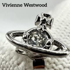 美品✨ヴィヴィアンウエストウッド ピアス クリアストーン スタッド 