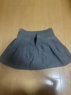 グレー プリーツスカート ミニ丈のサムネイル
