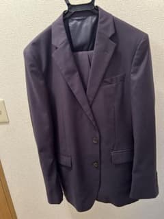 着用回数2回] BEAMS HEART ダークパープル ビジネススーツ 46 - メルカリ