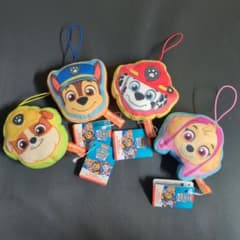 PAW PATROL ダイカットフェイスマスコット 全4種（コンプリートセット）