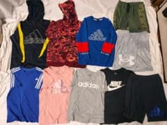 32 キッズ160 子供服まとめ売り10枚セット NIKE adidas等