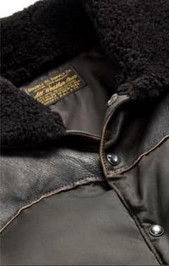RRL シアリング ダウンジャケット レザー切替 L 傑作 美品 RRL シアリング ダウンジャケット レザー切替 L 傑作 美品 - メルカリ