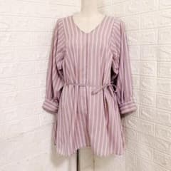 N.Natural Beauty Basic ストライプチュニック