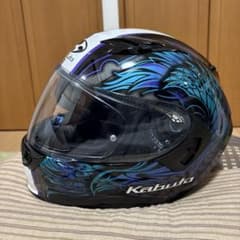 Kabuto KAMUI3 フルフェイスヘルメット エテルノ ブラックブルー 在庫限り】 KAMUI-3 ETERNO (カムイ3 エテルノ) フルフェイス