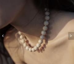 halo River Stone Necklace 未使用品 シルバー 天然石 - メルカリ