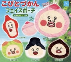 코비토즈칸 페이스 파우치 전 5종 콤프셋