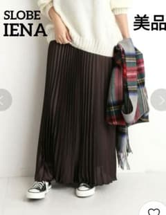 SLOBE IENA サテンプリーツロングスカートのサムネイル