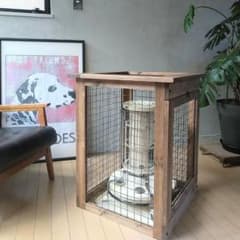 ◎アラジンストーブ用ブルーフレーム◎アイアン&ウッドストーブガード