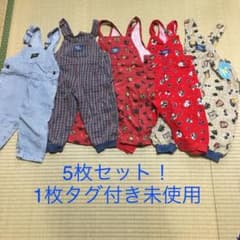 5枚セット！オーバーオール風ロンパースのサムネイル