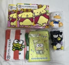 はぴだんぶい　くじ　バッドばつ丸　あひるのペックル　けろけろけろっぴ等　セットのサムネイル