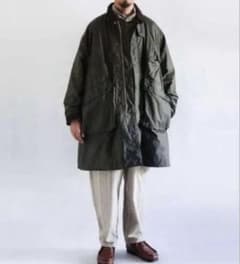 キャプテンサンシャイン×バブアー トラベラーコート SIZE38 セージ