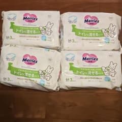 メリーズ するりんキレイ (トイレに流せる) 64枚×3パック×4袋 - メルカリ