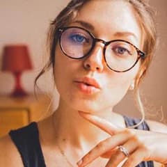 ブルーライトカットメガネ PCメガネ 伊達メガネ 男女兼用 高UVカットのサムネイル