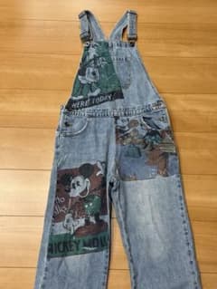 ミッキーマウス デニムオーバーオール キッズのサムネイル