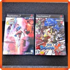 PS2ソフト【2D格ゲー☆状態良し】カプコンVS SNK2、戦国BASARAX
