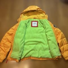 Abercrombie &Fitchイエロー ダウン グリーンフリース L - メルカリ