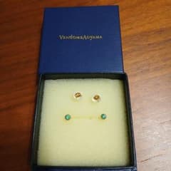 Vendome Aoyama K18エメラルド ピアス 両耳用 - メルカリ