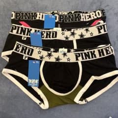 PINK HERO ボクサーパンツ 3枚セット Lサイズのサムネイル